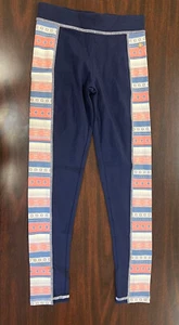 Matilda Jane 435 Girl’s Sz 10 Leggings Navy Pink Blue White Purple - Picture 1 of 7