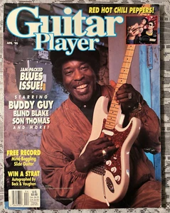 Guitar Player Magazine April 1990 Buddy Guy / Red Hot Chili Peppers - Picture 1 of 14