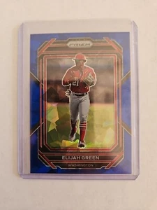 Elijah Green 2023 Prizm Blue Ice Prizm RC Rookie #49 -Nacionales de Washington - Imagen 1 de 2