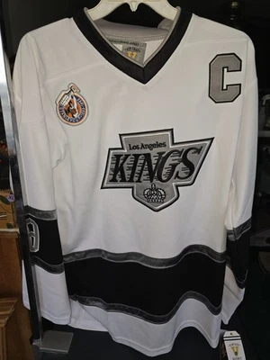 NWT WAYNE GRETZKY 1993 STANLEY CUP LOS ANGELES KINGS CCM VINTAGE JERSEY SIZE 56 - Image 1 of 3