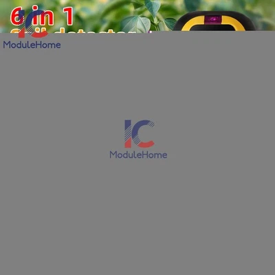 New 6 in1 Digital Soil PH Meter Tester Temperature Sunlight Fertility Hygrometer - Image 1 of 4