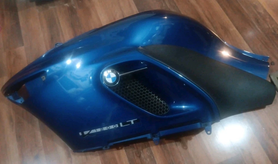 Cubierta de plástico cubierta de carenado lateral izquierdo azul 97 03 BMW K1200LT K1200 LT OEM ^^ Foto 1 de 4