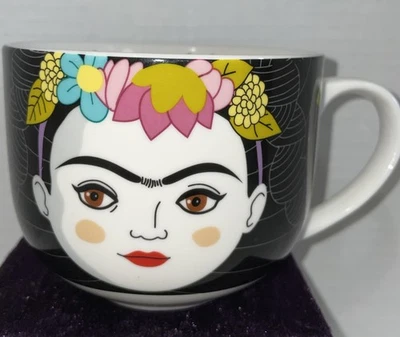 Frida Kayla Kikkerland Mug 14 fl oz Inspirational Quote Collectible Colorful - Image 1 of 4