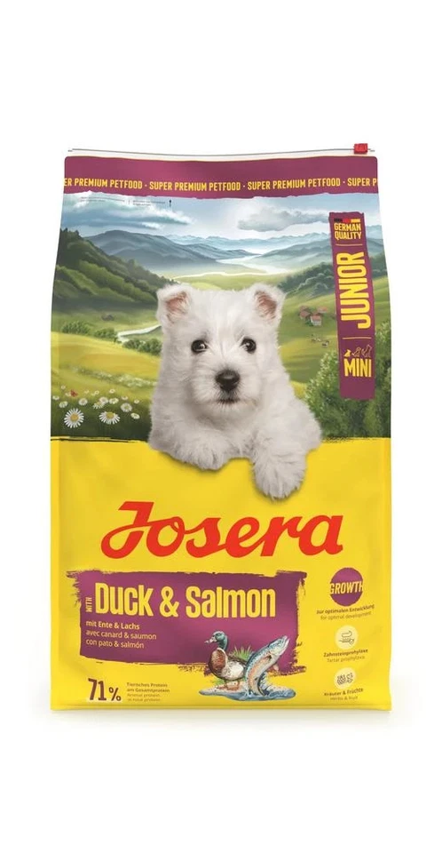 JOSERA Mini - Junior Duck & Salmon 10 kg - Welpenfutter für kleine Rassen