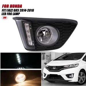 For Honda Fit 2014 2015 2016 Front Bumper Fog Lamps Foglight Set Switch+Wiring - Picture 1 of 10