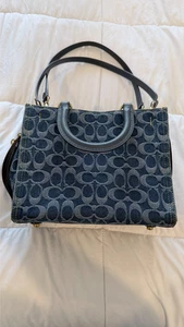 👜 Coach Rogue 25 en denim exclusivo - Como nuevo - Envío gratuito - Imagen 1 de 7