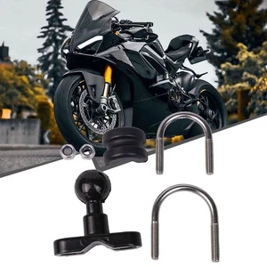 Motorcycle Handlebar Tube Fixation System Featuring a 24mm Ball Design - Picture 1 of 12