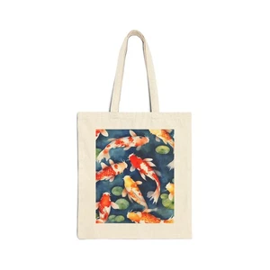 Bolso de Mano 'Koi Pond' 100% Lona Algodón - Imagen 1 de 5