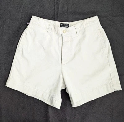 POLO JEANS CO Ralph Lauren Women's Size 4 Shorts 90s Cream  - Image 1 of 4
