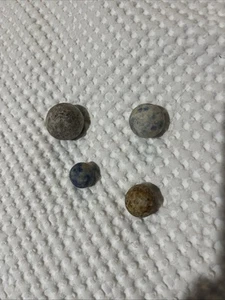 Rare Vintage marbles Made Of Bone - Picture 1 of 1