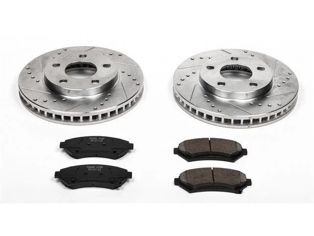 Kit de pastillas de freno delanteras y rotor para Pontiac Bonneville 2000-2005 2001 2002 ZW991JD Foto 1 de 1