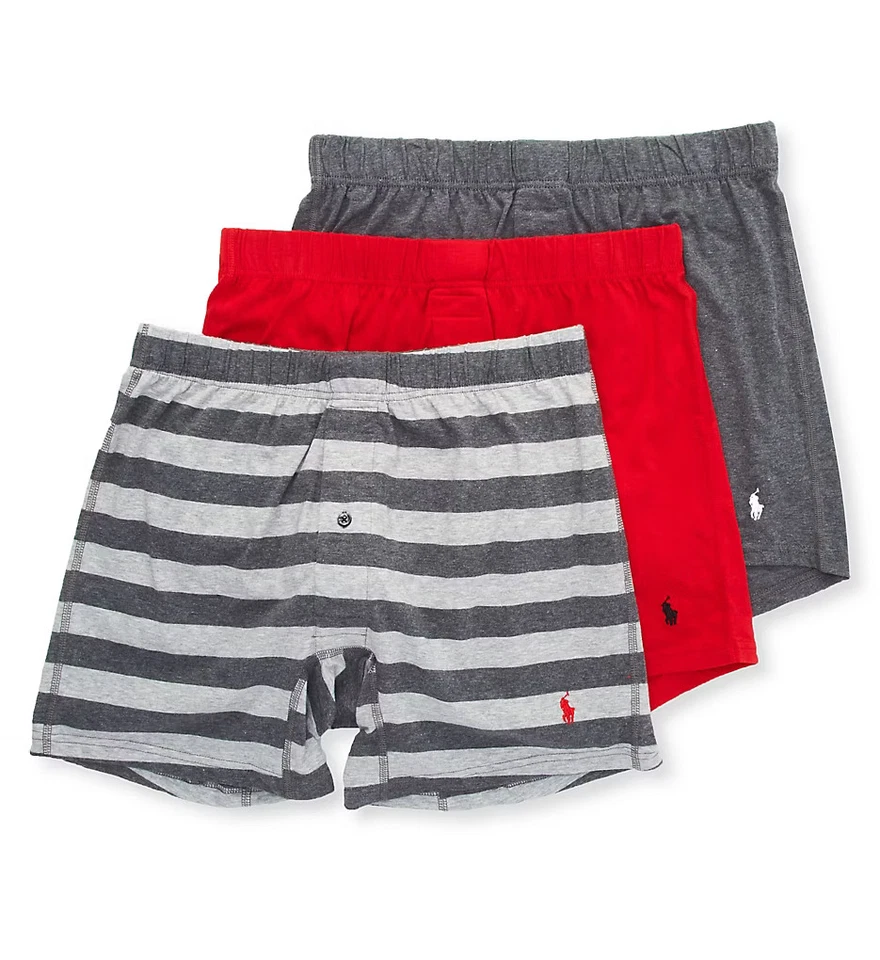 Polo Ralph Lauren NWSBP3 Calce Clásico Elastizado Soporte Tejido Boxers - Paquete de 3 Foto 1 de 1