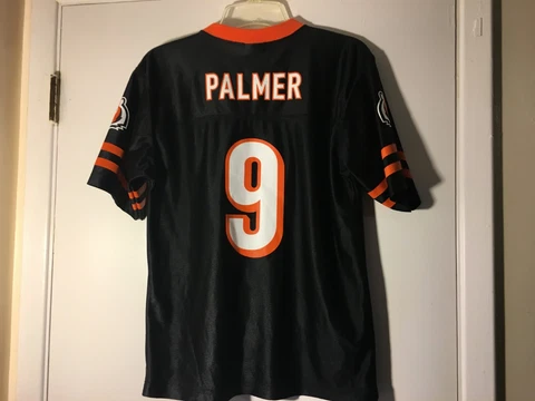 Cincinnati Bengals Jersey Carson Palmer Child's Large 14-16 Cover