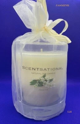Vela de soja natural (aromacional) jazmín 11 oz Foto 1 de 2