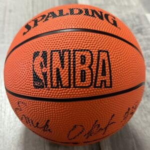 Emeka Okafor Signed Autographed Spalding Mini Basketball w/ JSA COA Uconn 76ers