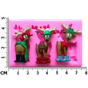 Molde de silicona Christmas Reindeers Where's the Sleigh de Fairie Blessings - Imagen 1 de 6