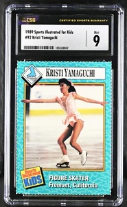 Kristi Yamaguchi 1989 Sports Illustrated for Kids Rookie Card CSG graded 9 MINT - Bild 1 von 2