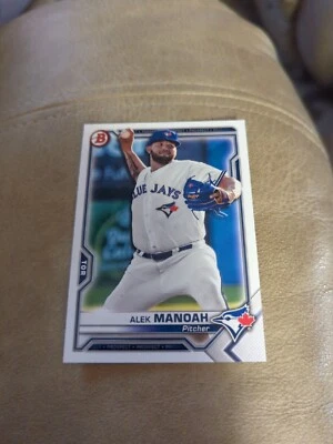 2021 Bowman #BP-27 Alek Manoah   Toronto Blue Jays - Image 1 of 2