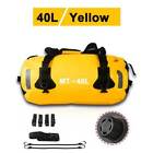 40L Yellow Motorcycle Waterproof Dry Bag Outdoor Saddlebag Rear Rack Storage Bag