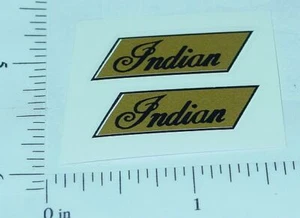 Par de pegatinas de repuesto para motocicletas Hubley Indian HB-001 - Imagen 1 de 1