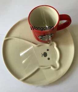 Starbucks Singapore Christmas 2019 Polar Bear Mug and Saucer - Picture 1 of 2