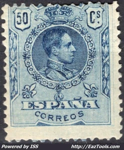 ESPAGNE ALPHONE XIII N° 251 NEUF ** SANS CHARNIERE - Picture 1 of 2