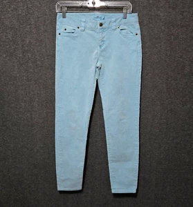 Vineyard Vines Corduroy Jeans Womens 2 Light Blue Pants Low Rise Ankle - Picture 1 of 12