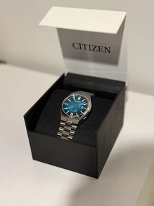 Citizen Tsuyosa Automatic Men's Stainless Steel Blue Dial Watch NJ0151-88X - Picture 1 of 4