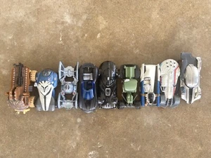 Star Wars - Hot Wheels Konvolut 9 Figuren Autos Darth Vader, Luke Skywalker etc. - Bild 1 von 3