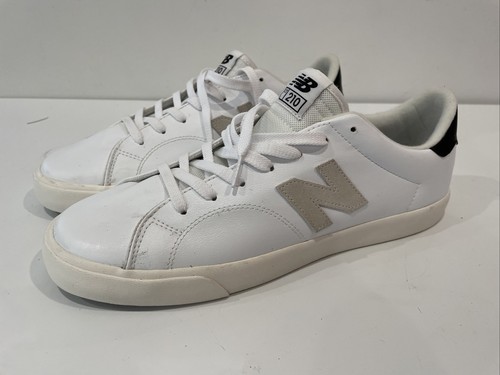 Scarpe sneakers basse New Balance uomo 210 Pro Court bianche taglia 11 5
