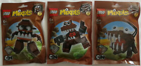 LEGO Mixels™ 2 Series:41512 Chomly, 41513 Gobba, 41514 Jawg (New & Sealed) New