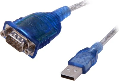 C2G 1-Foot USB To Serial Db-9 Male RS-232 Cable Model 26886 - Image 1 of 3