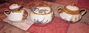 Hermoso soporte de té de azúcar crema de gres hecho en México - Imagen 1 de 4