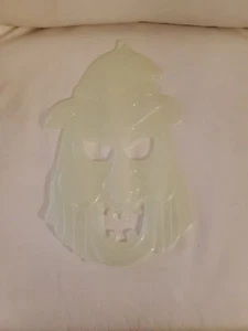 HALLOWEEN GLOW IN THE DARK HANGING GOOBLIN SCARY FACE - Foto 1 di 2