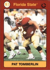 1990-91 Florida State Collegiate Collection Multi-Sport Card #5 Pat Tomberlin