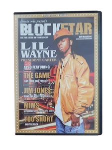 Block Star DVD Lil Wayne 2007 Rap Hip Hop Superstar Edition Magazine Disc - Picture 1 of 4
