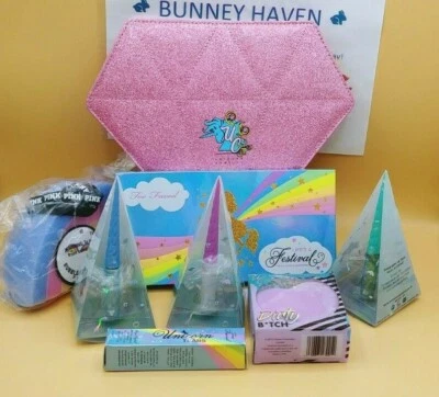 Too Faced Life's a Festival Palette Unicorn Cosmetics 10pc Sassy Doll Brush Set - Image 1 of 4