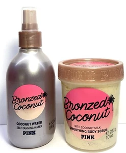 🌴🌷Victoria's Secret PINK Bronzed Coconut Water And Body Scrub🌷🌴 - Picture 1 of 1