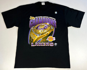 T-shirt vintage 2000 NBA Finals Champions LA Lakers Lee Sport taille XL
