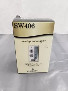 New EMERSON SW406 UNIVERSAL CEILING FAN LIGHT WALL MOUNT REMOTE CONTROL KIT - Picture 1 of 3