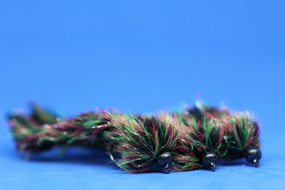 WET YOUR FLY 3 x Barbless Jacob's Coat Mc Egg-it Fliegenköder Gr. 10 Fliegenfischen (3 x Fliegen)