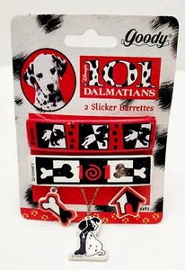 Goody 101 Dalmations 2 Slicker  Dog Bone Barrettes, Vintage (1996), New, Girls - Picture 1 of 12