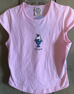 NWT! CLASSIC LIFE IS GOOD GIRLS S/S  SWEETHEART TEE..."ICE CREAM SUNDAE" ...(10) - Picture 1 of 3