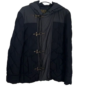 Mens Allsaints Spitalfields Diamond Quilted Jacket Fireman Hook Closure - Picture 1 of 4