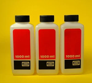 3 Stück Jobo Weithalsflaschen 1000ml Fotolabor-Flaschen - Bild 1 von 2