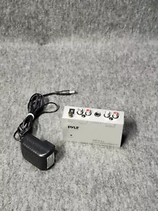 Pyle PP444 Ultra Compact Phono Turntable Preamp (Used to connect record player) - Picture 1 of 8