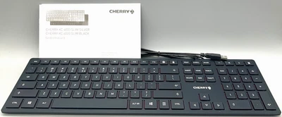 Cherry KC 6000 Slim Keyboard Wired Full-Size English 108-Key JK-1600EU-2 *B* - Image 1 of 4
