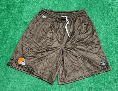 PANTALONES CORTOS DE CAMPAMENTO DE ENTRENAMIENTO EMITIDOS POR EL EQUIPO REEBOK CLEVELAND BROWNS XL Foto 1 de 3