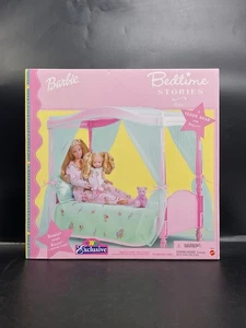 Raro Barbie 2001 Bedtime Stories Canopy Bed Toys R Us exclusivo NUEVO - Imagen 1 de 9