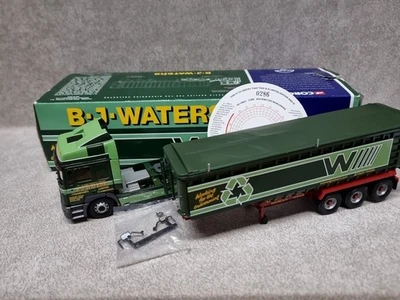 CORGI CC12008 MAN Truck with Bulk Tipper Trailer - B J WATERS LTD Matlock 1:50 - Image 1 of 4